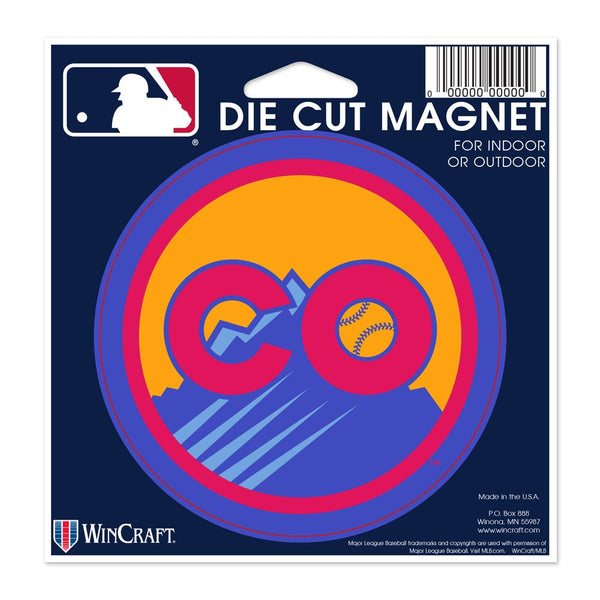 Colorado Rockies / City Connect Die Cut Magnet 4.5" x 6"
