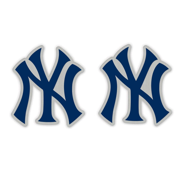 New York Yankees Earrings Jewelry Card