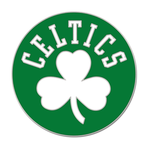 Boston Celtics SECONDARY Collector Enamel Pin Jewelry Card