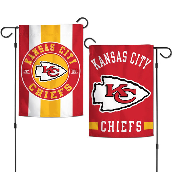 Kansas City Chiefs Garden Flags 2 sided 12.5" x 18"