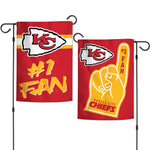 Kansas City Chiefs Garden Flags 2 sided 12.5" x 18"