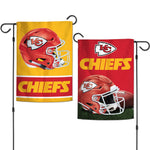 Kansas City Chiefs Garden Flags 2 sided 12.5" x 18"