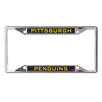 Pittsburgh Penguins Lic Plt Frame S/S Printed