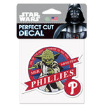 Philadelphia Phillies / Star Wars Yoda Perfect Cut Color Decal 4" x 4"