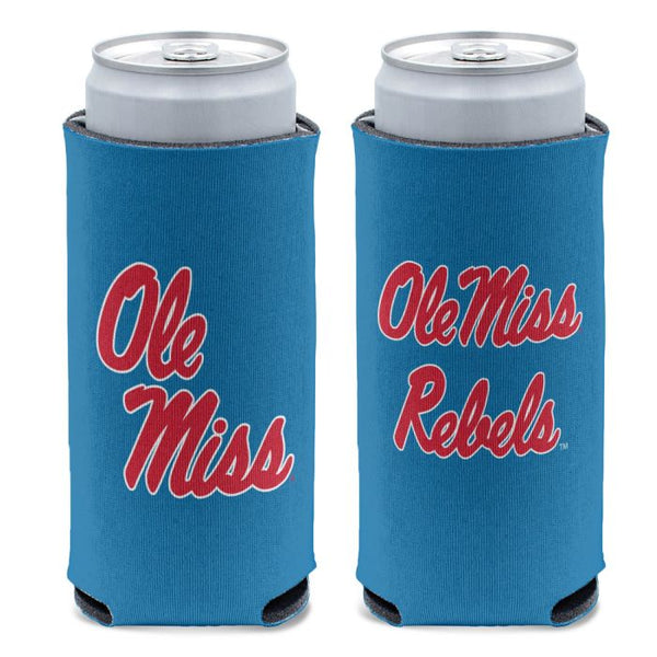 Wholesale-Ole Miss Rebels 12 oz Slim Can Cooler