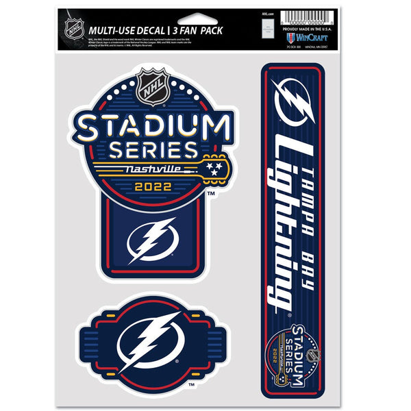Tampa Bay Lightning Stadium Series Multi Use 3 Fan Pack