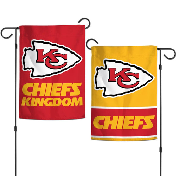 Kansas City Chiefs Garden Flags 2 sided 12.5" x 18"