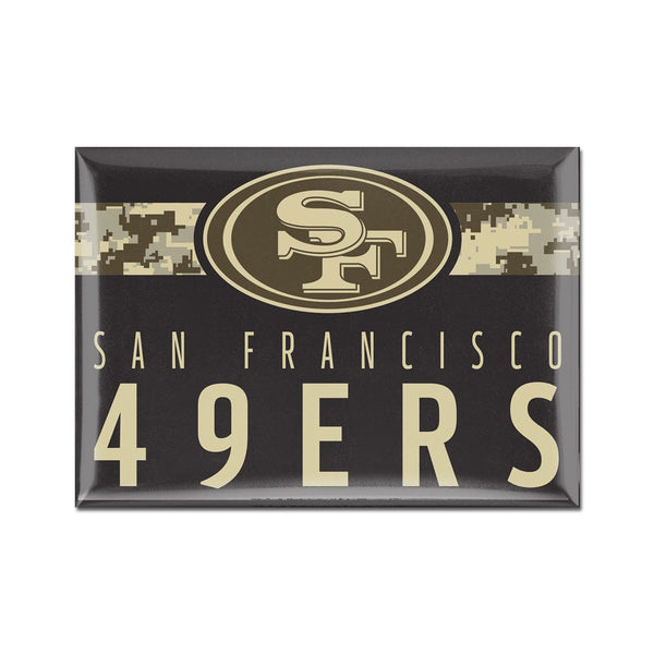 San Francisco 49ers STANDARD Metal Magnet 2.5" x 3.5"