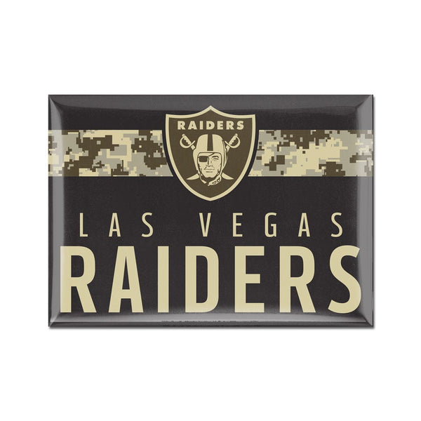 Las Vegas Raiders STANDARD Metal Magnet 2.5" x 3.5"