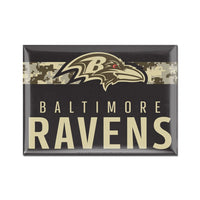 Baltimore Ravens STANDARD Metal Magnet 2.5" x 3.5"