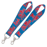 Wholesale-Ole Miss Rebels Lanyard Key Strap 1"