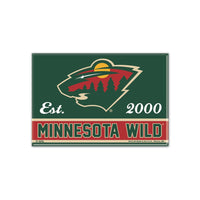 Minnesota Wild Metal Magnet 2.5" x 3.5"