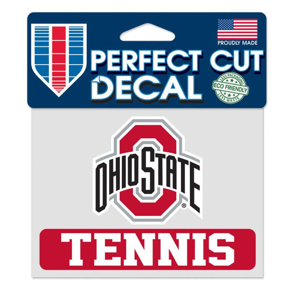 Wholesale-Ohio State Buckeyes TENNIS Perfect Cut Color Decal 4.5" x 5.75"