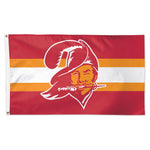 Tampa Bay Buccaneers / Classic Logo Retro Flag - Deluxe 3' X 5'