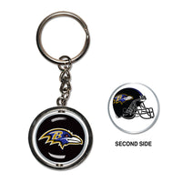 Baltimore Ravens Spinner Key Ring