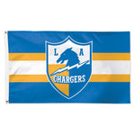 Los Angeles Chargers / Classic Logo Retro Flag - Deluxe 3' X 5'