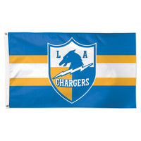 Los Angeles Chargers / Classic Logo Retro Flag - Deluxe 3' X 5'