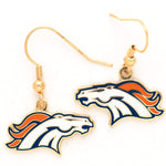 Denver Broncos Earrings Jewelry Card