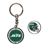 New York Jets Spinner Key Ring