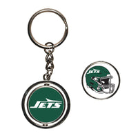 New York Jets Spinner Key Ring