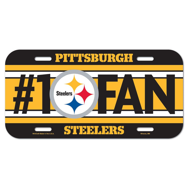 Pittsburgh Steelers #1 FAN License Plate