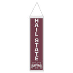 Mississippi State Bulldogs Wool Banner 8" x 32"