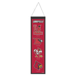 Wholesale-Louisville Cardinals /College Vault EVOLUTION Wool Banner 8" x 32"