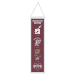 Wholesale-Mississippi State Bulldogs /College Vault EVOLUTION Wool Banner 8" x 32"