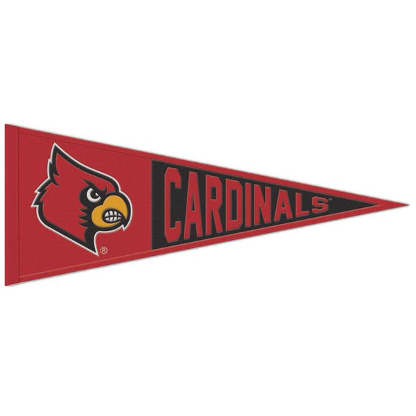 Wholesale-Louisville Cardinals Wool Pennant 13" x 32"