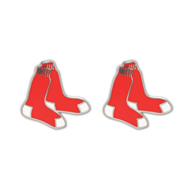 Boston Red Sox Earrings Jewelry Card