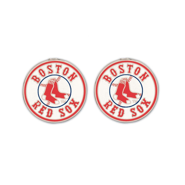 Boston Red Sox Earrings Jewelry Card