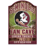 Wholesale-Florida State Seminoles Wood Sign 11" x 17" 1/4" thick