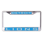 Detroit Lions Lic Plt Frame S/L Printed