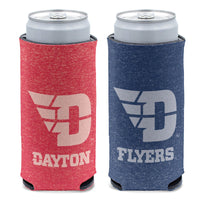 Dayton Flyers COLORED HEATHERED 12 oz Slim Can Cooler