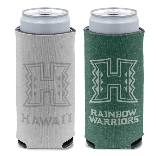 Wholesale-Hawaii Warriors COLORED HEATHERED 12 oz Slim Can Cooler