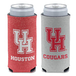 Wholesale-Houston Cougars COLORED HEATHERED 12 oz Slim Can Cooler