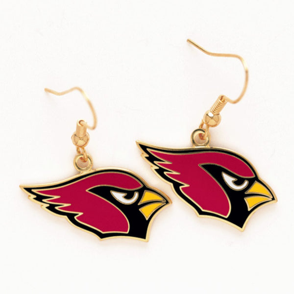 Arizona Cardinals Earrings Jewelry Card