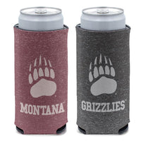 Wholesale-Montana Grizzlies COLORED HEATHERED 12 oz Slim Can Cooler