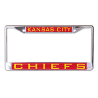 Kansas City Chiefs Lic Plt Frame S/L Printed