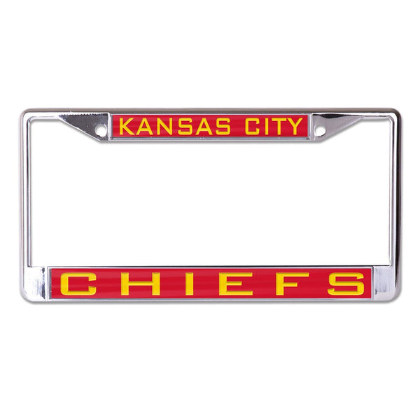 Kansas City Chiefs Lic Plt Frame S/L Printed