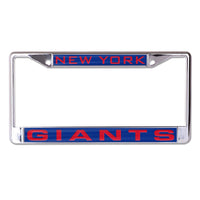 New York Giants Lic Plt Frame S/L Printed