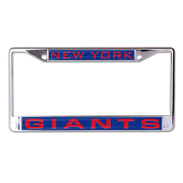 New York Giants Lic Plt Frame S/L Printed