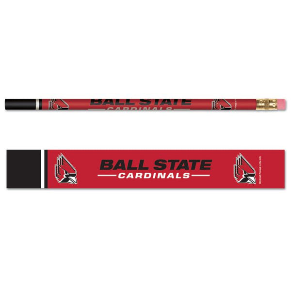 Wholesale-Ball State Cardinals Pencil 6-pack