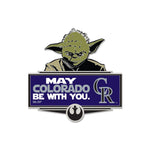Colorado Rockies / Star Wars Yoda Collector Pin Jewelry Card