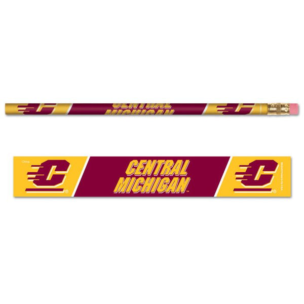 Wholesale-Central Michigan Chippewas Pencil 6-pack