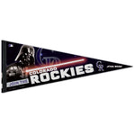 Colorado Rockies / Star Wars Darth vader Premium Pennant 12" x 30"