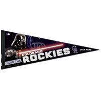 Colorado Rockies / Star Wars Darth vader Premium Pennant 12" x 30"