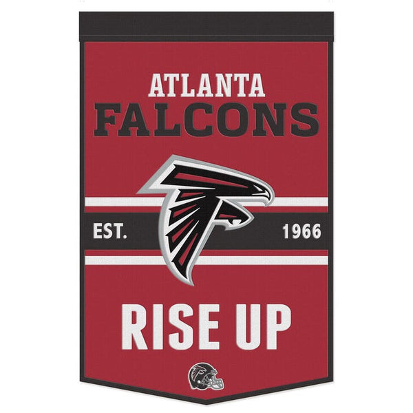Atlanta Falcons Wool Banner 24" x 38"