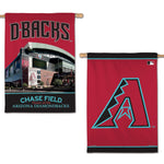Arizona Diamondbacks Vertical Flag 2 Sided 28" x 40"