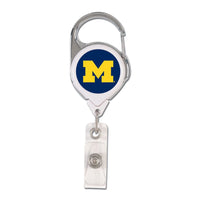 Michigan Wolverines Retrct 2S Prem Badge Holders